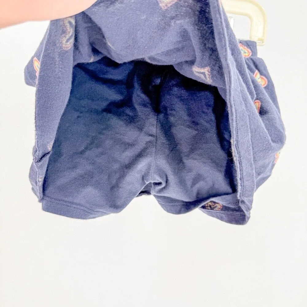 Old Navy girls skort navy with rainbows